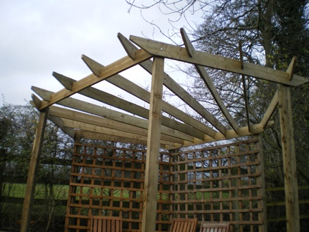 Triangle Pergola Design Plans