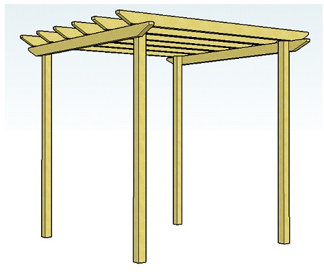 Pics Photos - Pergola Building Plans Simple But Stylish Designs