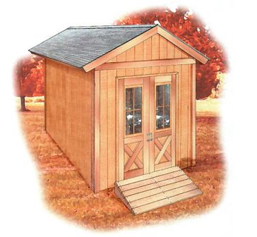 Ryan from 'My Shed Plans', these plans are for a 12' x 8' garden shed 