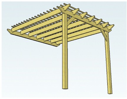 Lean to Pergola Plans