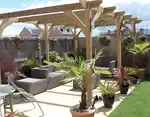 Kit-Etsy-Traditional walkwayPergola