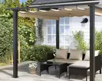 Pergola-LS-metal with canopy
