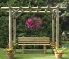 Rustic pergola kits