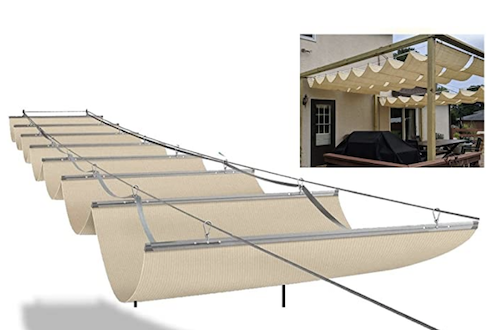 Diy retractable canopy clearance for pergola