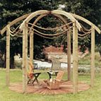 Jac flower domed pergola.