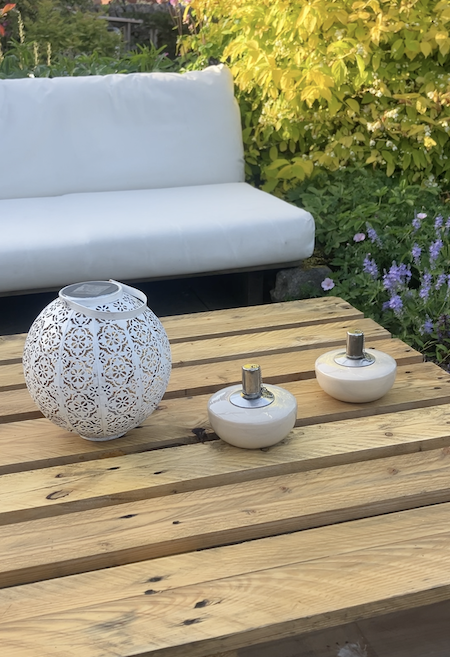 Accessories-white garden cushion covers