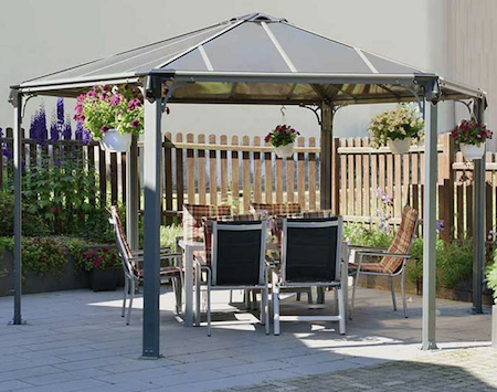 Metal pergola kit - palram canopia monaco.