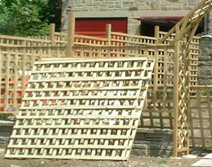 Copyright image: Trellis used to build pergolas and fencing.