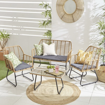 Rattan garden set