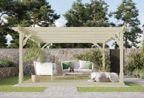 Traditional Pergola Kit for outdoor living