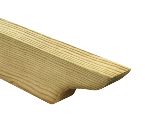 Pre-cut rafter for use with a traditional pergola, modern pergola or an attached lean-to pergola.