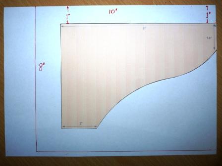 Copyright image: rafter tail template modifications Step 2.