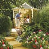 The beautiful Rowlinson 'Gainsborough' gazebo kit. 